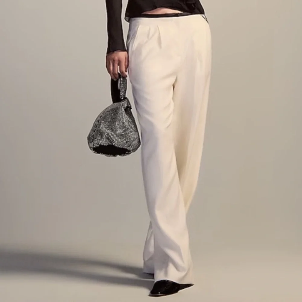 JCrew Collection pleated tuxedo wide leg pants; size 4; NWT - Picture 6 of 12